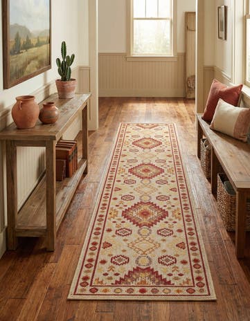 2' 7 x 12' Easy-Clean Baja Indoor / Outdoor Runner Rug