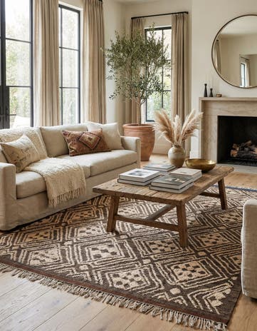 7' 10 x 9' 5 Hand Knotted Darya Wool Rug