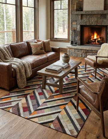 5' x 7' 10 Cowhide Rug