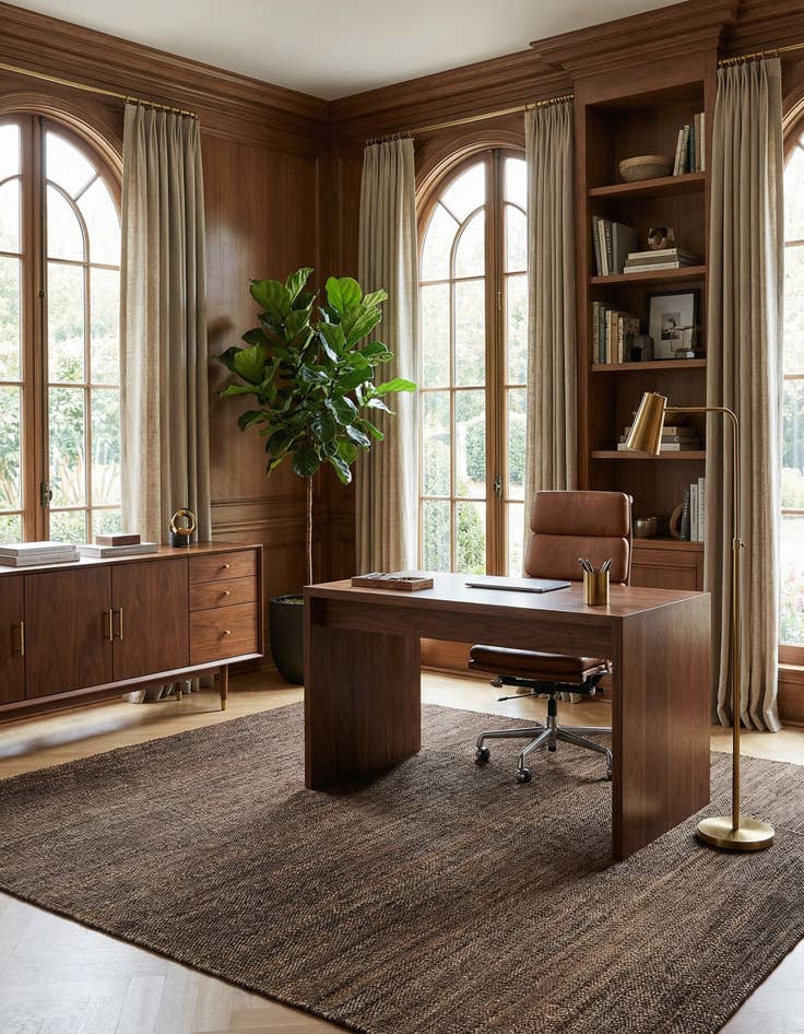 Detail image of 5' 6 x 8' Juma Wool Rug