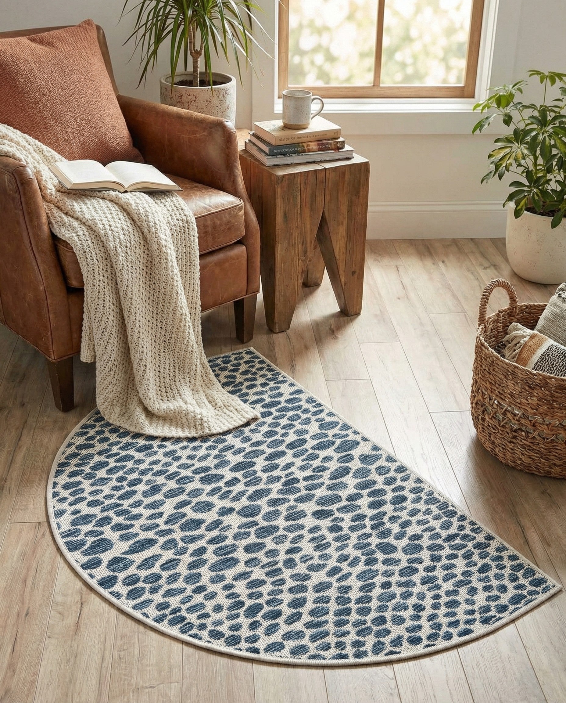 2' 2 x 3' 7 Easy-Clean Jill Zarin Cape Town Indoor / Outdoor Hearth Rug