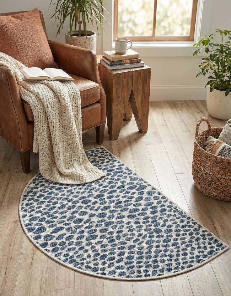 Detail image of 2' 2 x 3' 7  Washable Jill Zarin Cape Town Indoor / Outdoor Hearth Rug