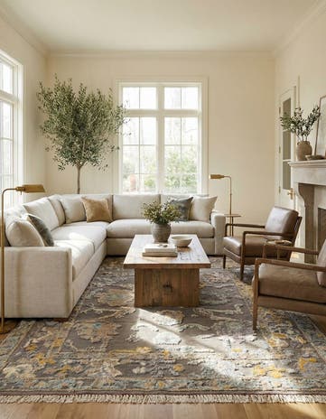 8' 2 x 10' 2 Hand Knotted Darya Wool Rug