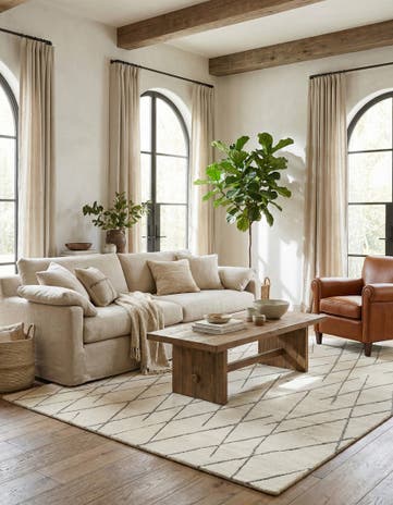 7' 10 x 10' Atlas Moroccan Wool Rug