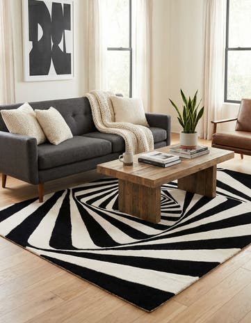 5' 1 x 8' Vortex Wool Rug