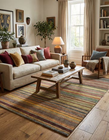4' 6 x 6' 4 Juma Wool Rug