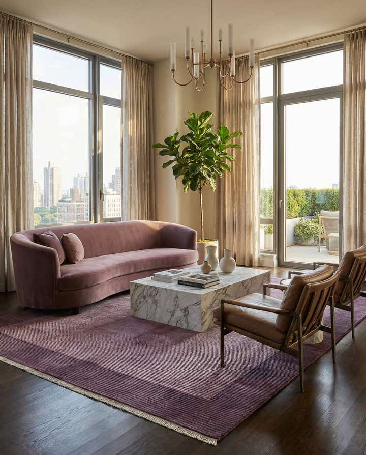 8' 1 x 11' 4 Hand Knotted Darya Wool Rug