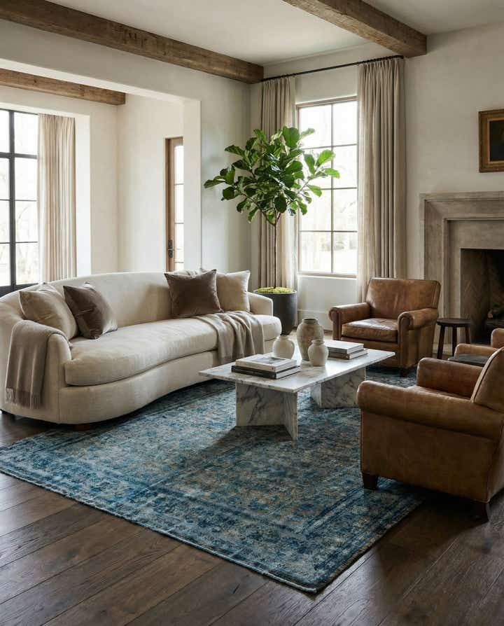 8' 8 x 12' 3 Hand Knotted Ultra Vintage Persian Wool Rug