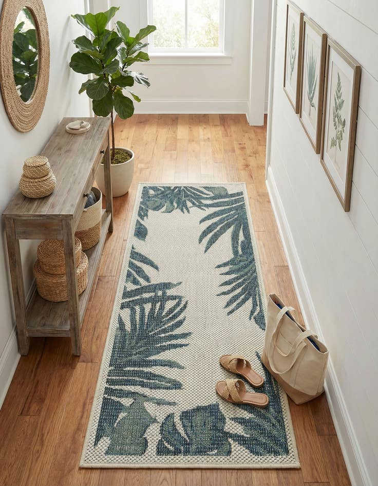 Detail image of 2' x 4'  Washable Baja Indoor / Outdoor Runner Rug