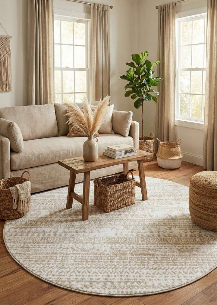 6' x 6' Hermitage Round Rug
