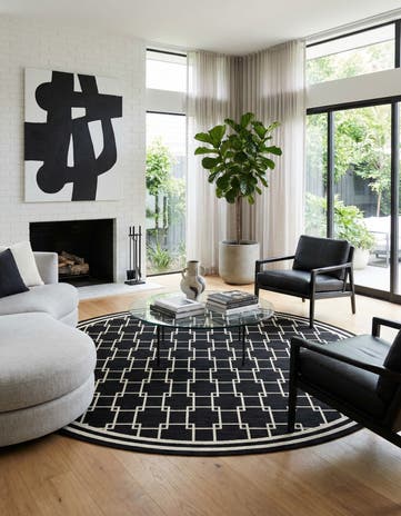 Jill Zarin 10' x 10' Metropolitan Uptown Round Rug