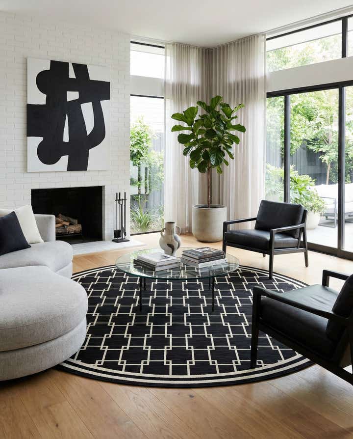 Jill Zarin 10' x 10' Metropolitan Uptown Round Rug