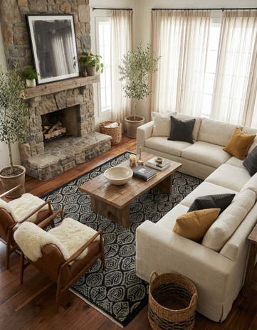 8' 6 x 10' 4 Hand Knotted Moroccan Wool Rug