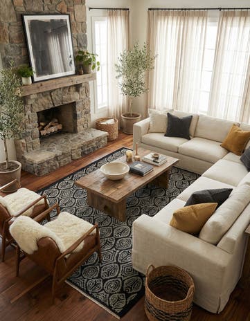 8' 6 x 10' 4 Hand Knotted Moroccan Wool Rug