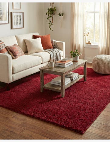 5' x 8' Solid Shag Rug