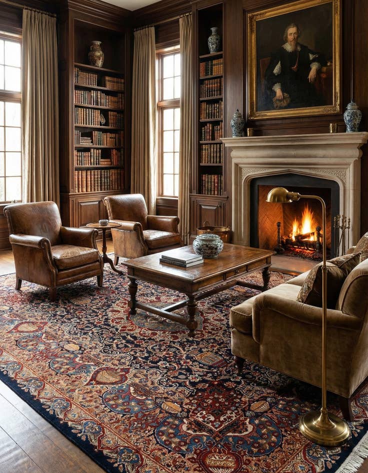 Detail image of 9' 9 x 12' 9 Kashmar Wool Rug