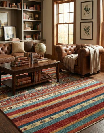 5' 8 x 7' 10 Hand Knotted Ariana Ziegler Rug