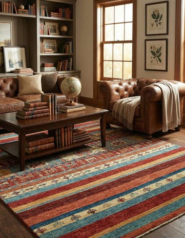 5' 8 x 7' 10 Hand Knotted Ariana Ziegler Rug
