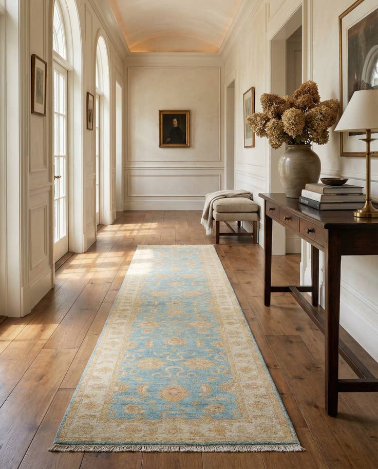 Detail image of 2' 6 x 14' 7 Kaizar Wool Runner Rug