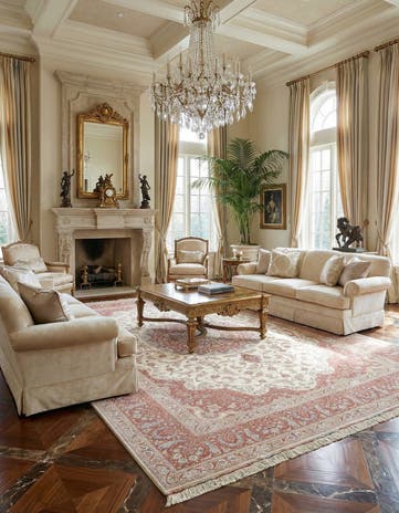 8' 3 x 11' 6 Ghom Silk Rug