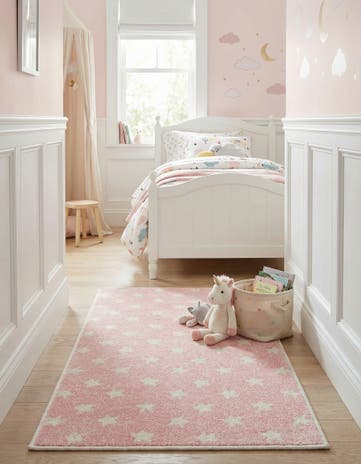 2' 2 x 4' Stars Whimsy Kids Runner Rug