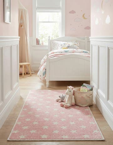 2' 2 x 4' Stars Whimsy Kids Runner Rug