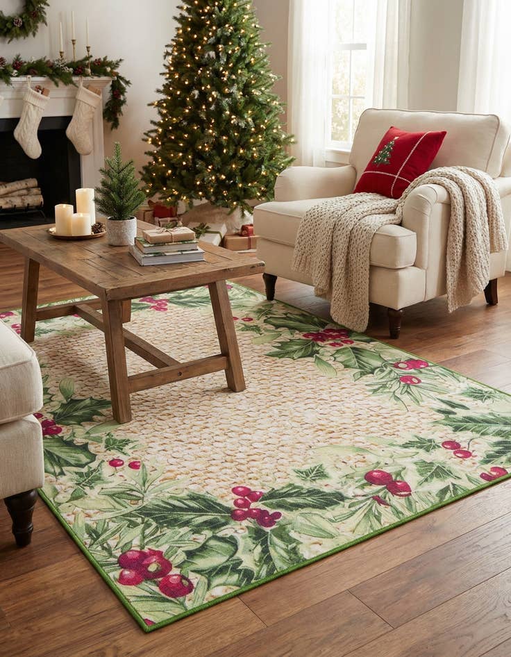 Detail image of 5' 3 x 8' Easy-Clean Jill Zarin Caribbean Indoor / Outdoor Rug