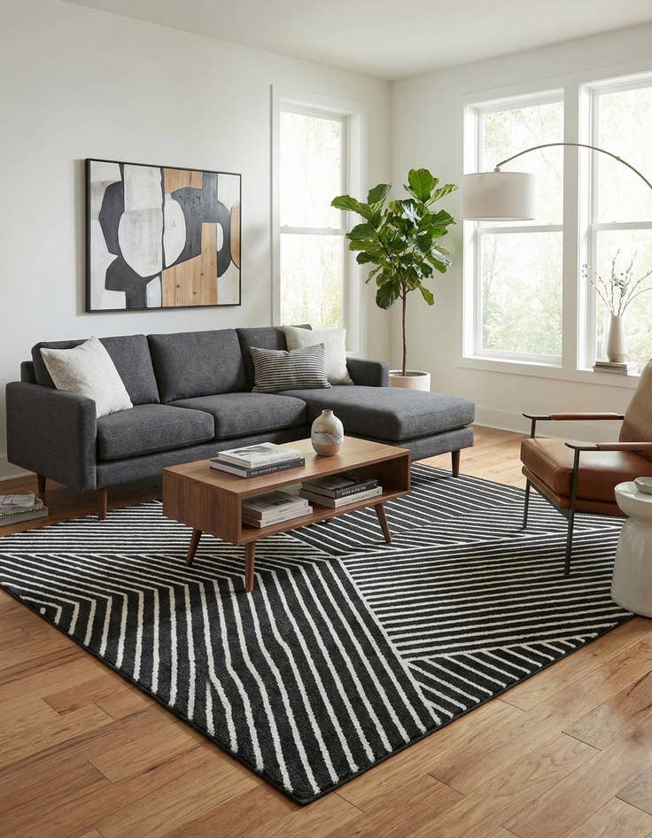 Detail image of 7' 10 x 7' 10 Oslo Square Rug