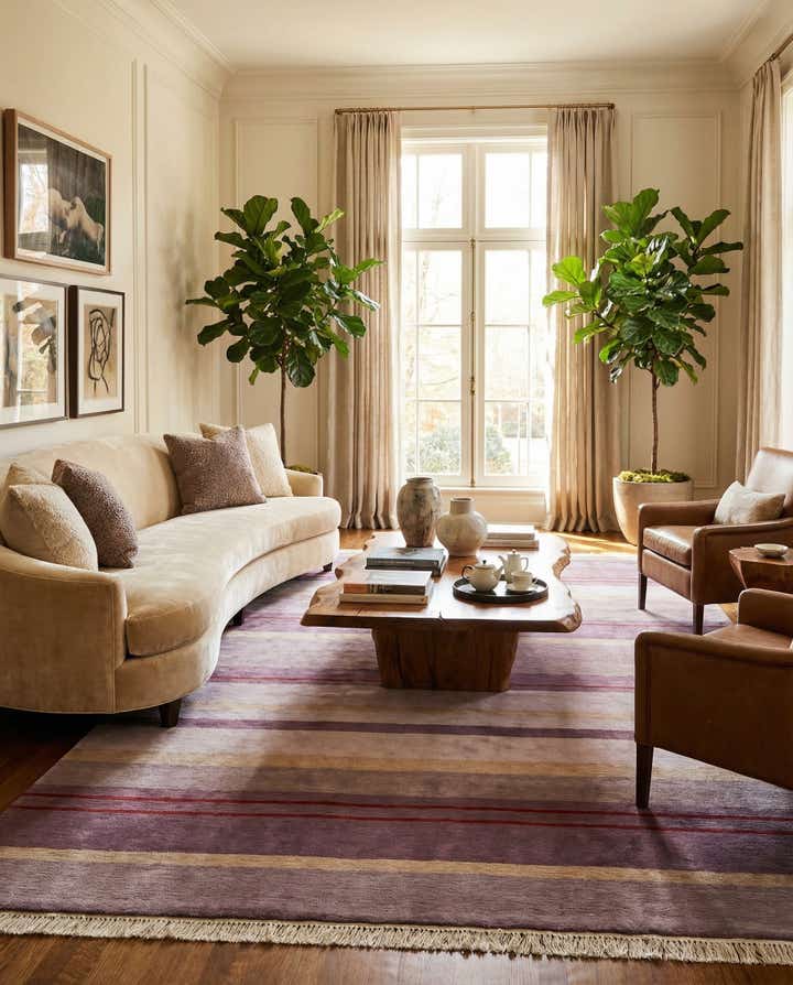 6' 7 x 9' 10 Hand Knotted Darya Wool Rug