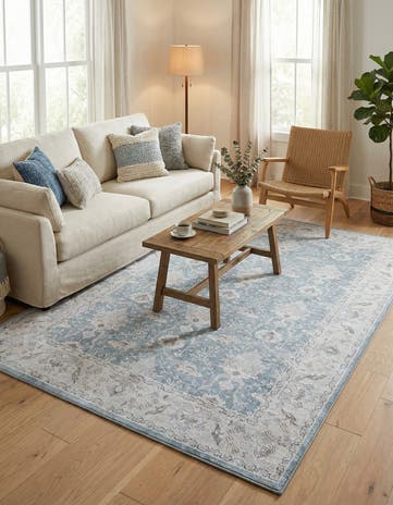 5' 1 x 8' Washable Timeless Rug