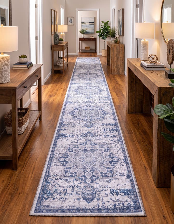 2' 7 x 16' 5 Washable Francesca Runner Rug