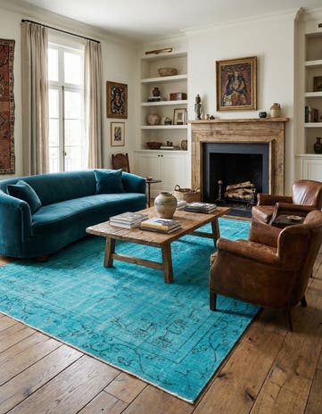 6' 8 x 10' Ultra Vintage Wool Rug
