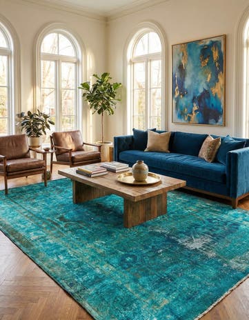 5' 5 x 9' 11 Vintage Royal Rug