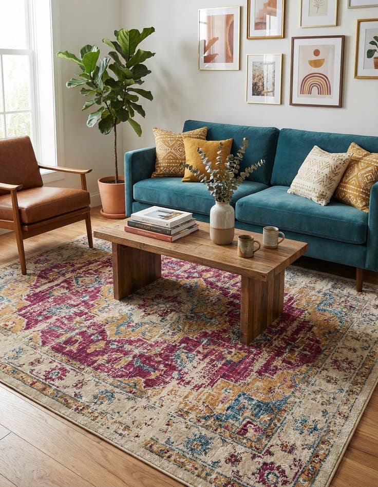 Detail image of  7' 10 x 9' 8 Deepa Rug