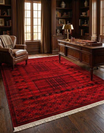 10' x 13' 1 Bokhara Rug