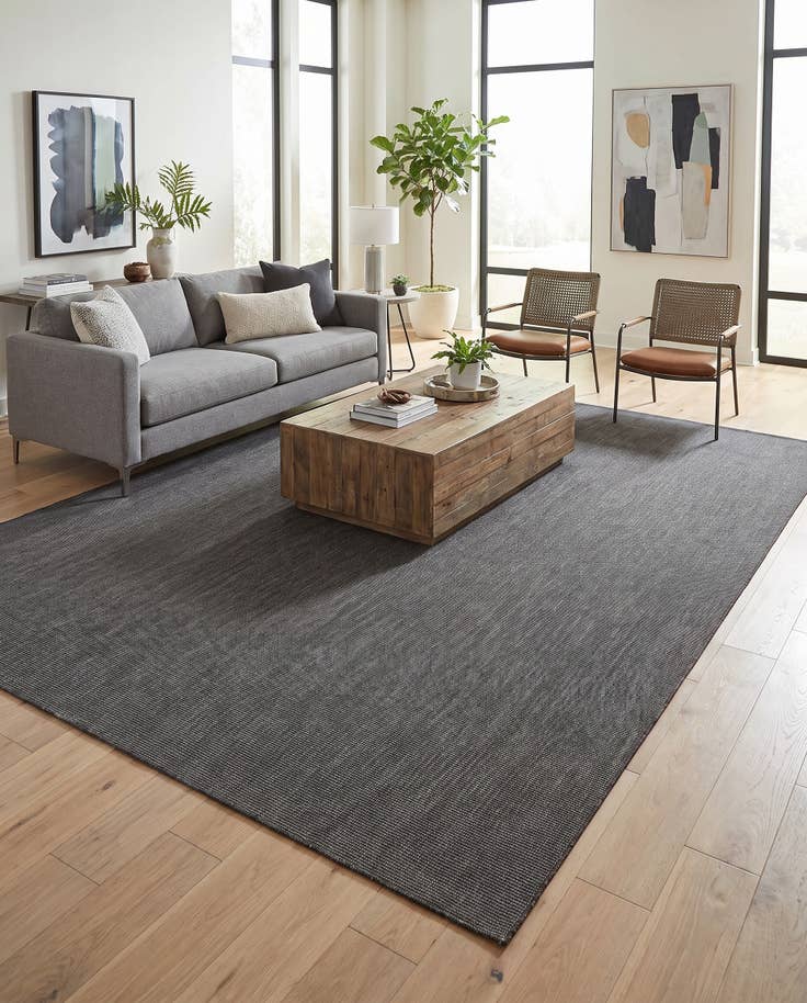 Detail image of 10' x 14' 1 Easy-Clean Solid Indoor / Outdoor Rug