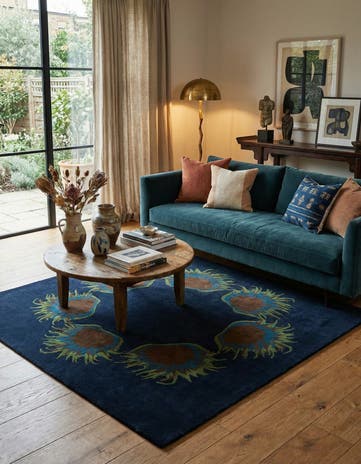 7' 6 x 7' 7 Luna Wool Square Rug