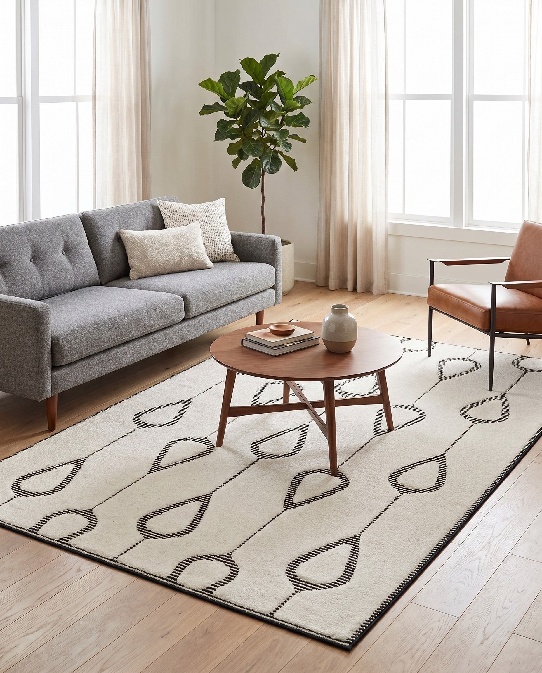 5' 3 x 8' Prismatic Rug