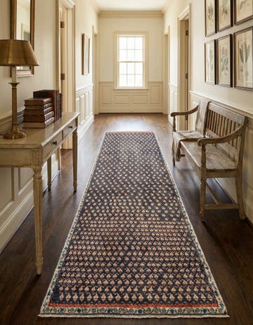 2' 9 x 8' 6 Hamedan Runner Rug