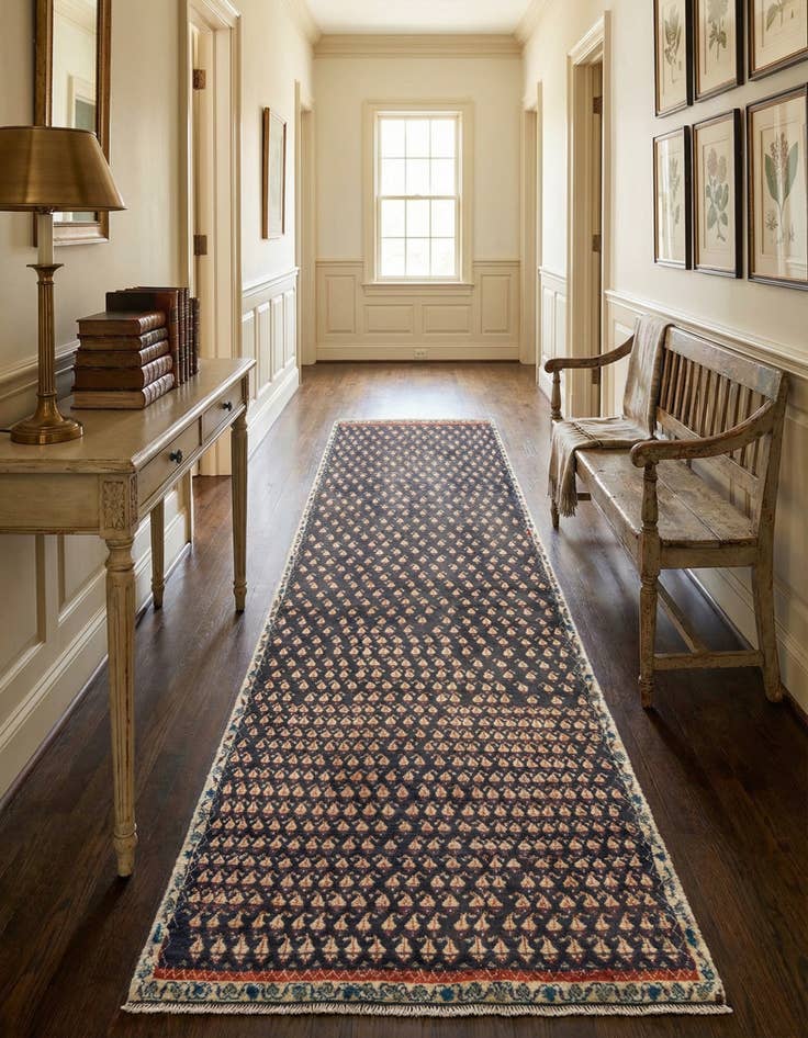 Detail image of 2' 9 x 8' 6 Hamedan Runner Rug