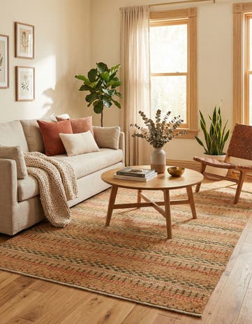 5' x 8' Hand Knotted Darya Wool Rug