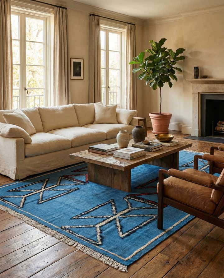 8' 2 x 10' 5 Hand Knotted Darya Wool Rug