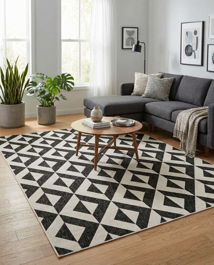 7' 10 x 11' Easy-Clean Jill Zarin Napa Indoor / Outdoor Rug