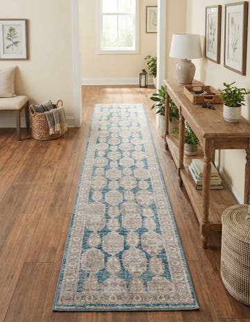Blue Lola Runner Rug