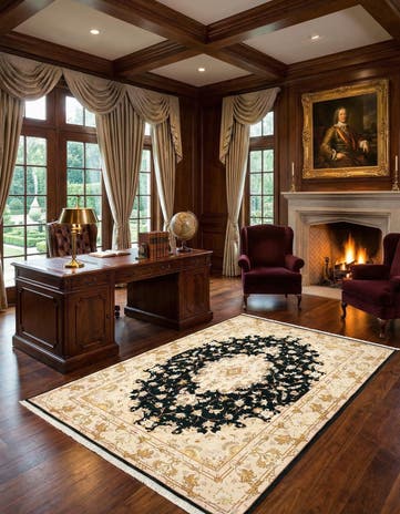 5' 6 x 8' 2 Tabriz Rug