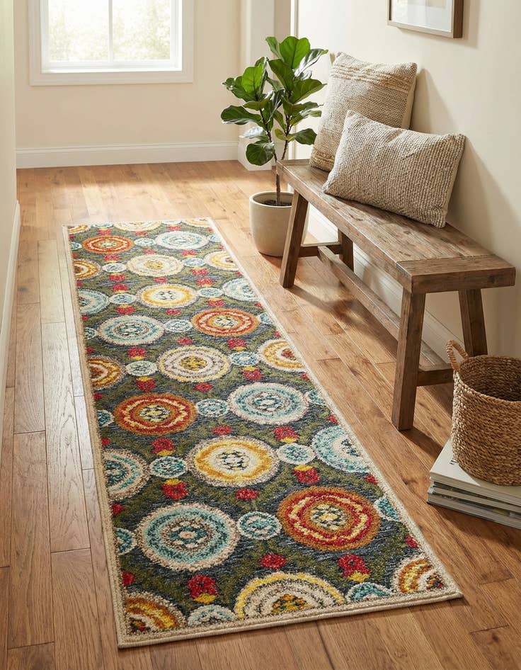 Detail image of 2' x 8'  Washable Casablanca Indoor / Outdoor Runner Rug