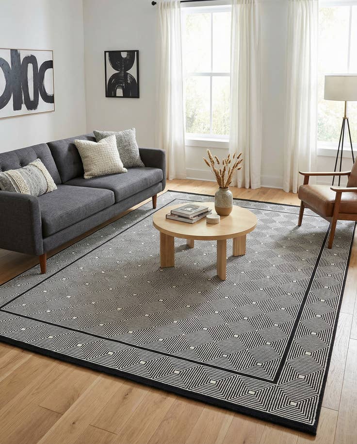 Detail image of 6' 1 x 9' Milano Rug