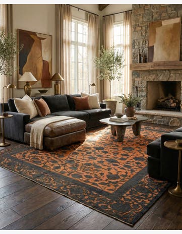 9' 1 x 11' 3 Hand Knotted Ultra Vintage Persian Wool Rug