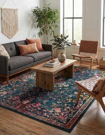 Navy Blue Carrington Rug