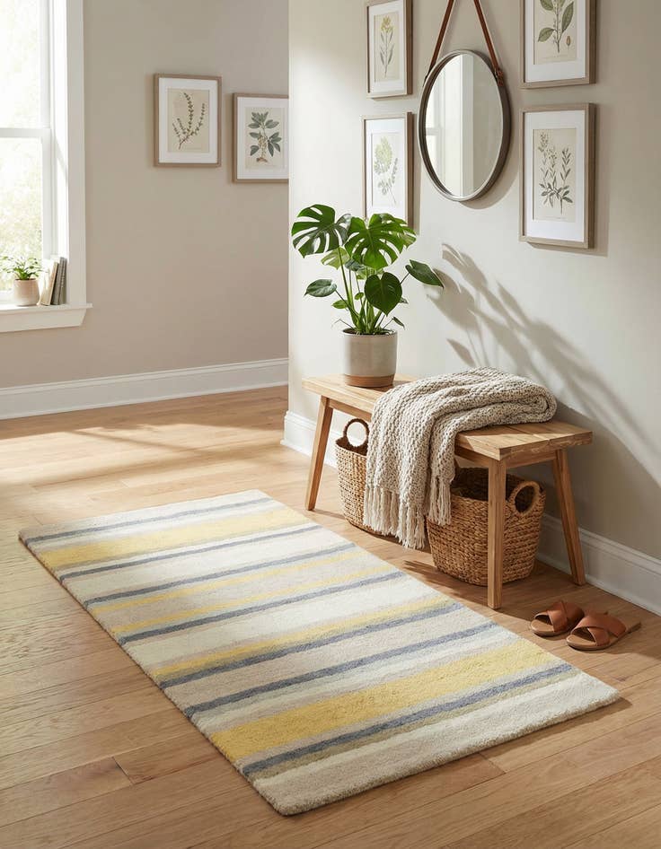 Detail image of 2' 8 x 4' 10 Luna Wool Rug